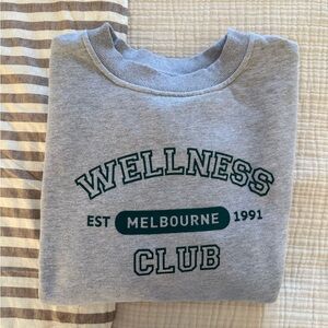 Gray Wellness Club Sweatshirt